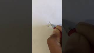 Push pin draw #shorts #art