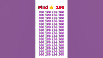 Can you find the number in 5 seconds #challenge #findthenumber #brainteasers #viral #shorts