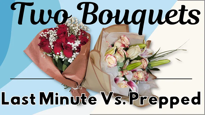 A Procrastinator's Guide to Wrapping Flowers: Bouquet Tutorial
