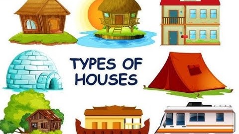 Types of houses| Kutcha house and Pucca house| Different types of houses | Types of houses for kids