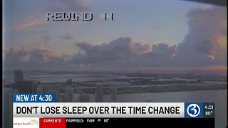 Don't lose sleep over time change for daylight savings time
