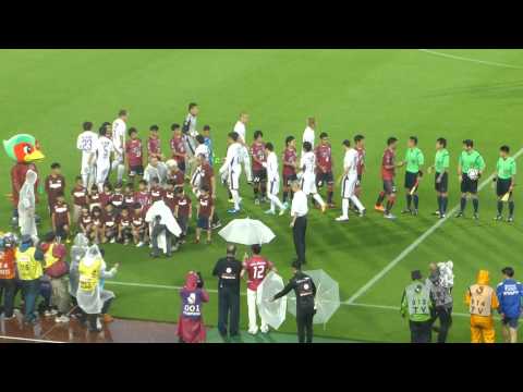 2015 07 04ファジアーノ岡山vs京都サンガ【選手入場～試合開始】