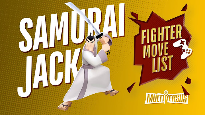 MultiVersus - Fighter Move Sets - Samurai Jack