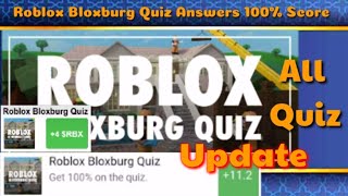 Roblox Bloxburg Quiz Answers