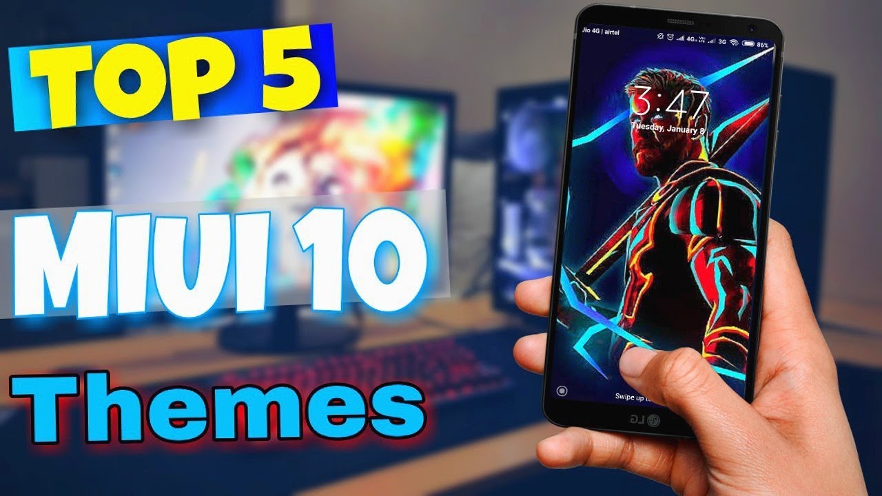 Top 5 MIUI 10 Themes of 2019 Free for all MI Mobiles!!!