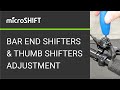 microSHIFT Thumb Shifter and Bar End Shifter Adjustment