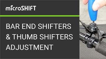 microSHIFT Thumb Shifter and Bar End Shifter Adjustment