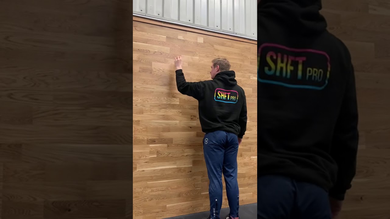 Tennis ball shoulder stability 1