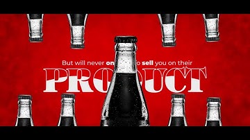 I recreated the Intro Animation of the Coca- Cola Video by Magnets Media