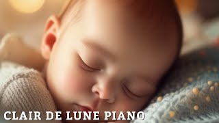 Clair De Lune Piano for Baby to Sleep in 2 Minutes