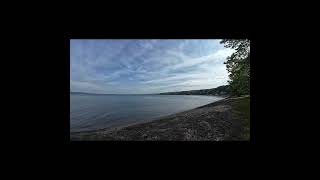 CALMING LAKE SHORE HIKE GENTLE WAVES RELAXATION Treadmill Scenery