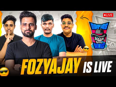 GRINDING LIVE WITH THE MAFIAS  FOZYAJAY IS LIVE  #freefireindia