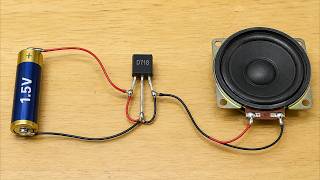 DIY Powerful Ultra Bass Amplifier Only 1 Transistors , No IC , Simple Circuit