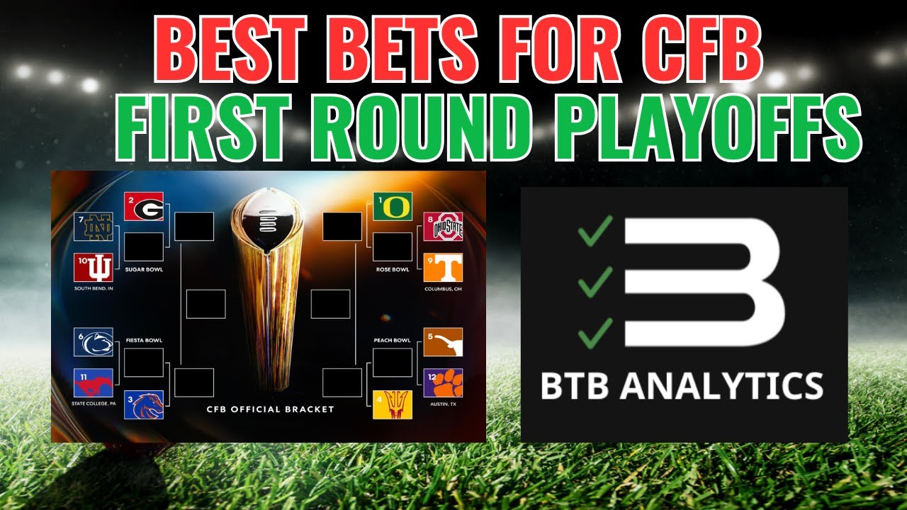 LIVE! Best Bets and Angles for CFP First Round Playoffs - YouTube