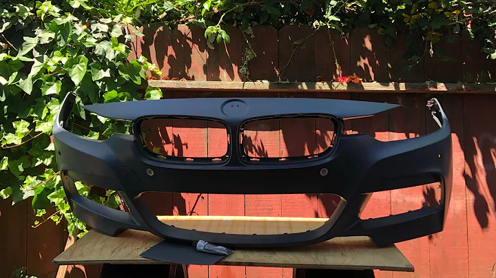 m sport bumper prep for carbon fiber (part 1)