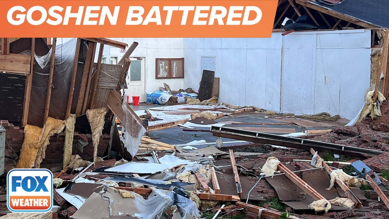 Tornado Tears Through Goshen, Ohio Causing Extensive Damage To