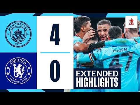EXTENDED HIGHLIGHTS | Man City 4-0 Chelsea | Mahrez, Alvarez & Foden goals seal FA Cup progress!