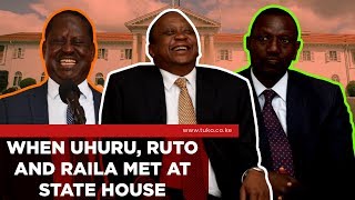 Kenya News: When Uhuru, Ruto and Raila Met at State House | Tuko TV