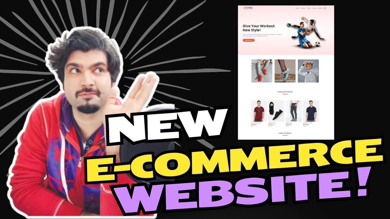 How to Create E-Commerce Website | With HTML & CSS 👌 - YouTube