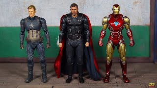 Medicon MAFEX Avengers Infinity War Movie Powered Down/Powered Up Thunder & Lightening THOR Figure!