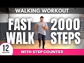 12 Minute Fast Walk | Speed Walking Workout | Get Fit With Rick