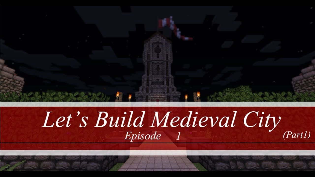Minecraft Let's Build Medieval City - Episode 1 royal Garden (Part 1 ...