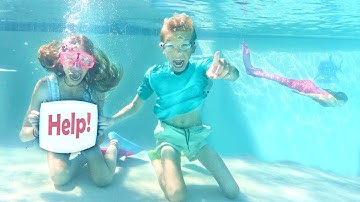 HELP! CaTchinG ImPosteR MerMaid In OuR PooL!
