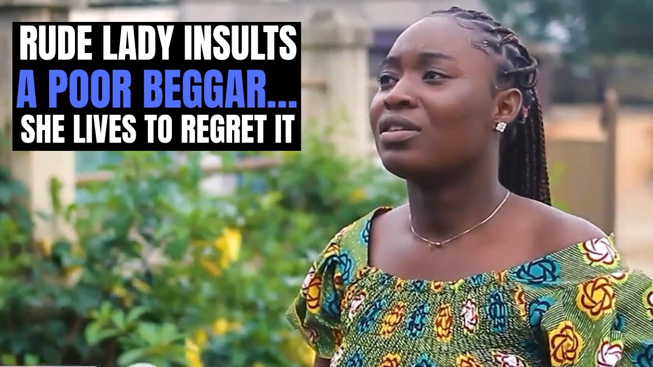 Rude lady insults poor beggar...She lives to regret her behavior - YouTube