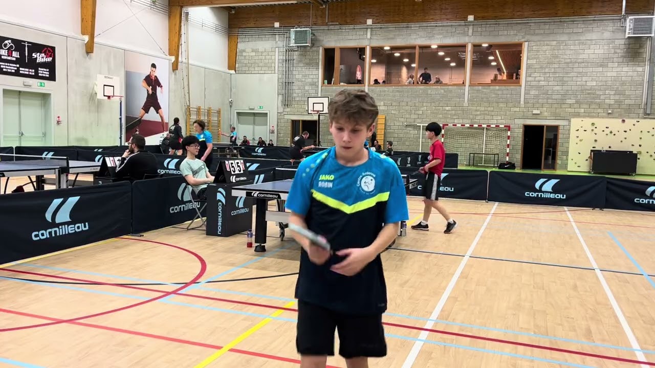 Journée 15 interclub: P3 Centre Ardenne C vs Schopach-Arlon C ( Robin C6 vs Martin D0)