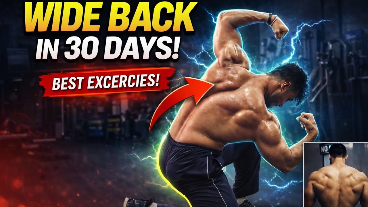 Best Back Workout for Mass & Width 💪 | Wide Lats, V Taper & Insane Pump (Gym Back Day Routine)