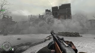 Soviet Soldiers in Heavy City Combat in Stalingrad ! Call of Duty 2