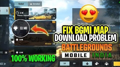BATTLEGROUNDS MOBILE INDIA MAP NOT DOWNLOAD PROBLEM SOLVED | BGMI 0.1MB ERROR