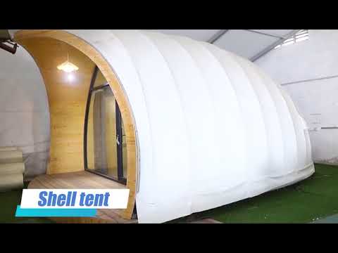 Luxury shell tent outdoor prefab resort house