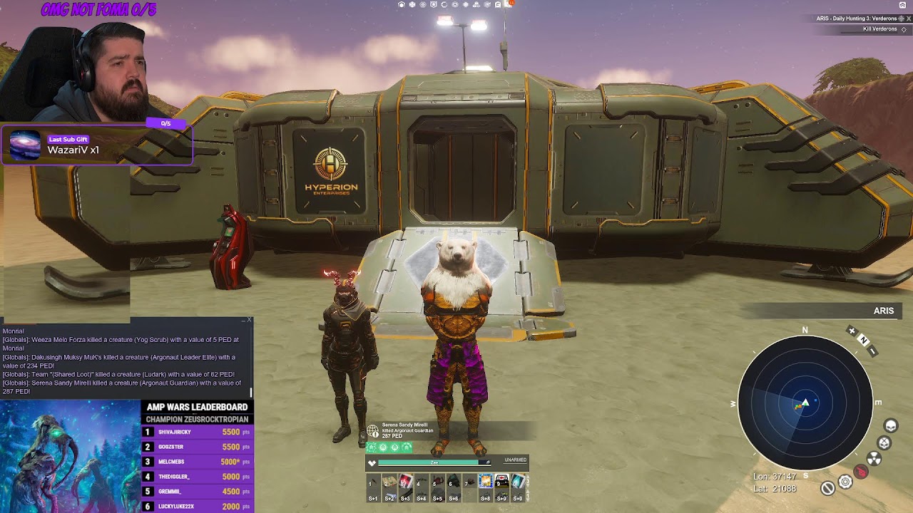 A MINING GRIZZLY | COZY BEARCAVE | NEW EXCAVATOR💣AMP WARS💣 | !joineu !socials @sirbear_plays