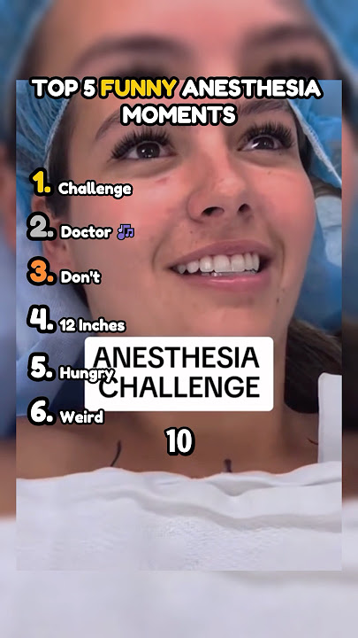 Top 5 Funniest Anesthesia Reactions part 109 🤣 #shorts