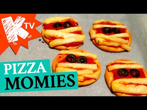 Pizza momie Halloween