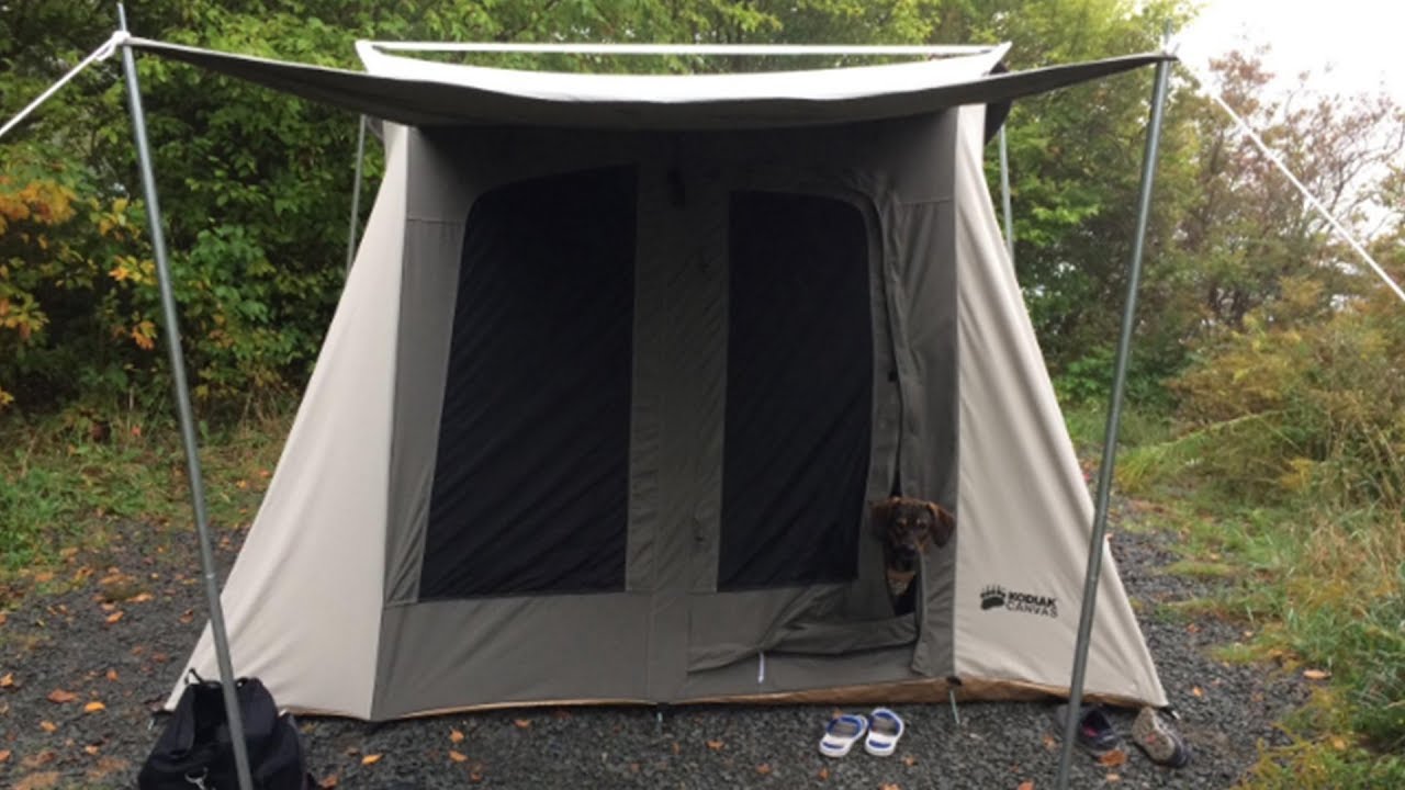 Kodiak Canvas FlexBow 6Person Canvas Tent Review YouTube