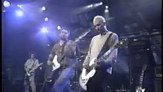 Vignette de la vidéo "MIKE WATT w/EDDIE VEDDER, DAVE GROHL, & PAT SMEAR "Big Train" Live on Jon Stewart Show 1995"