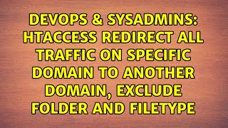 htaccess redirect all traffic on specific domain to another domain, exclude folder and filetype