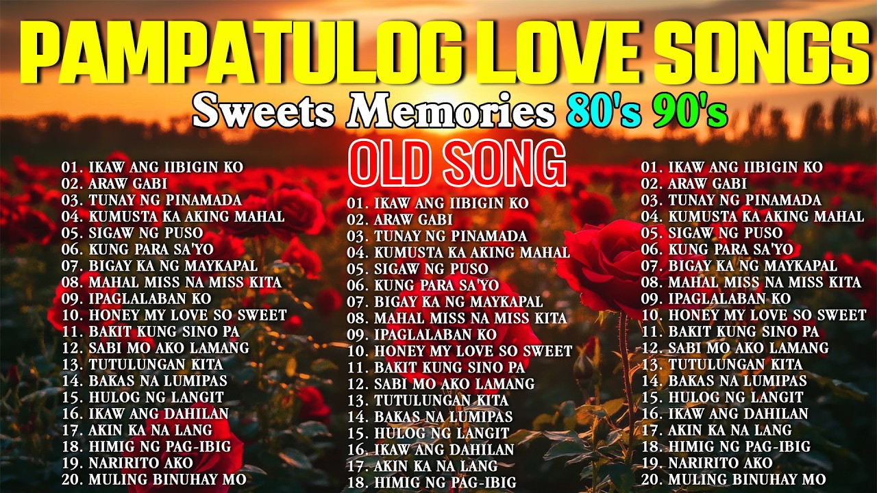 🌹 LUMANG AWIT NA PAMATAY PUSO | Nakakarelax na Musika ng April Boys, Freddie Aguilar, Rey Valera#01