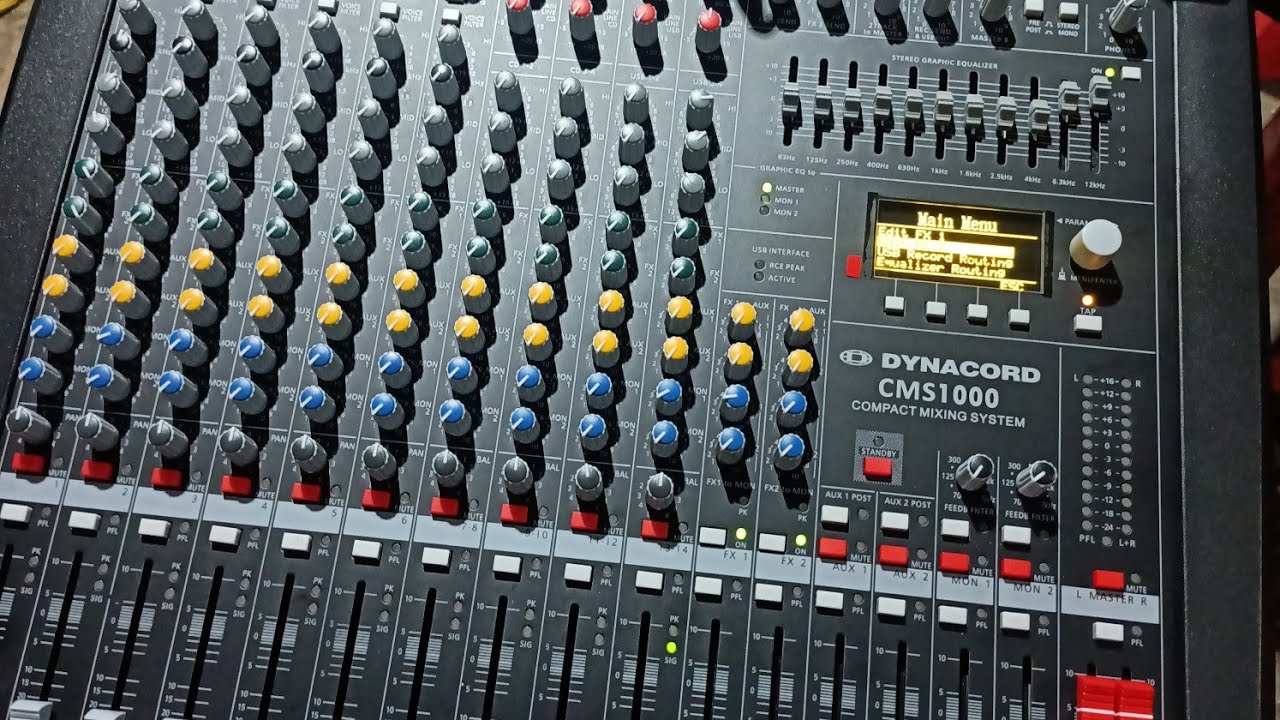 mixer cms1000 dynacord china - YouTube