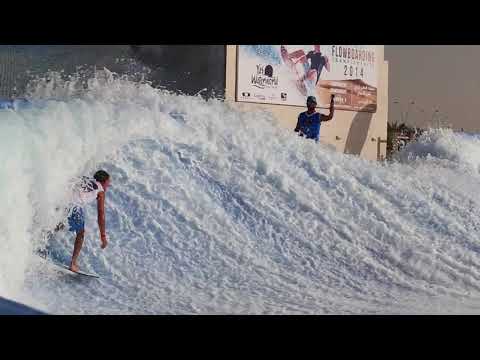 Worlds Best FlowRider Flow Barrel Championships at Yas Waterworld Abu Dhabi Dubai UAE