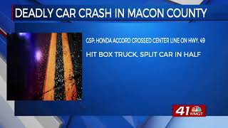 Two killed in crash in Macon County