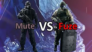 Can Fuze deploy his cluster charge above a mute jammer on a wall?