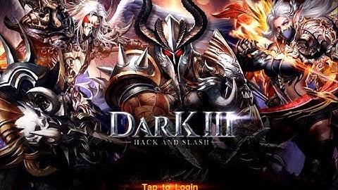 Dark 3 Hack and Slash Action RPG iOS gameplay introduction tutorial