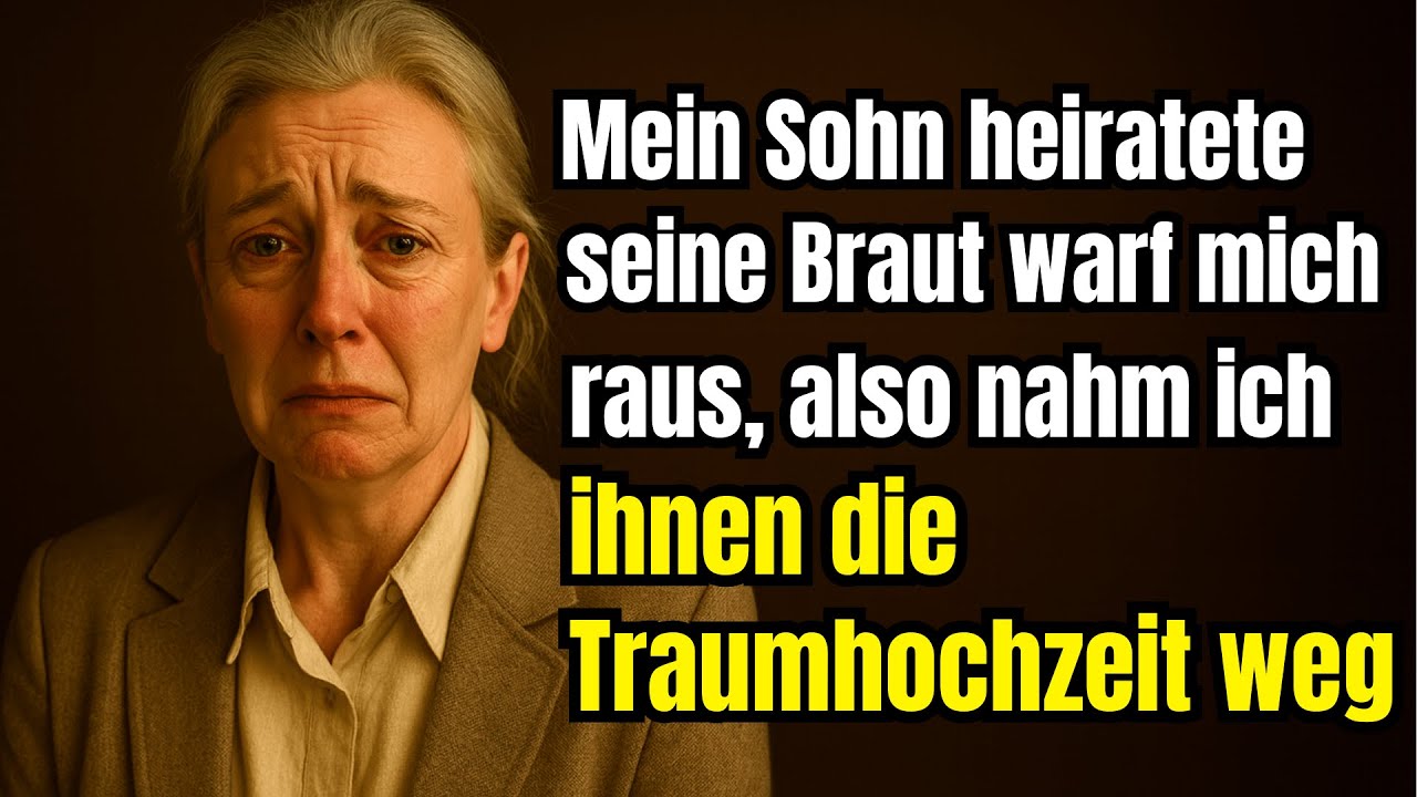 Mein Sohn heiratete — seine Braut warf mich raus, also nahm ich ihnen die Traumhochzeit weg