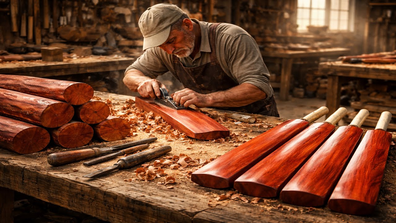 High Quality Cricket Bat Making | Premium Willow Craftsmanship & Professional Finish