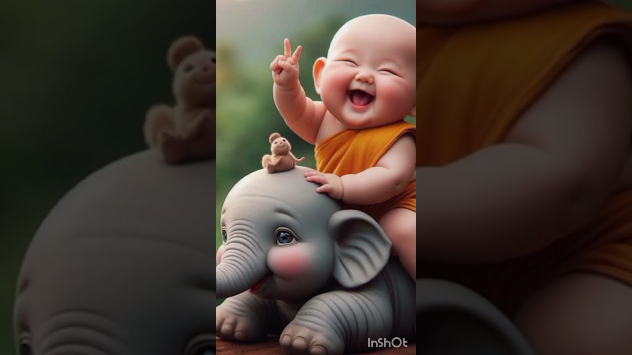 little monk so cute video song 🌹🌹🌹
