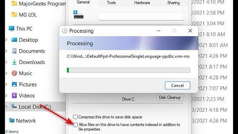 How to Disable Indexing in Windows 11