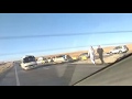 انقلاب تريلا على طريق الكرك عمان قبل قليل 